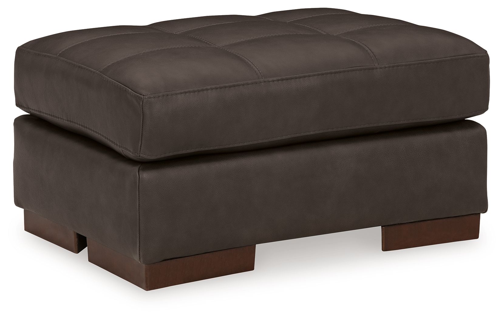 Signature Design by Ashley® Luigi - Thunder - Ottoman | Meri Furniture