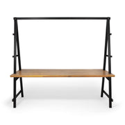 Huckleberry - Acacia Wood Outdoor Dining Table With Plant Hanger - Teak