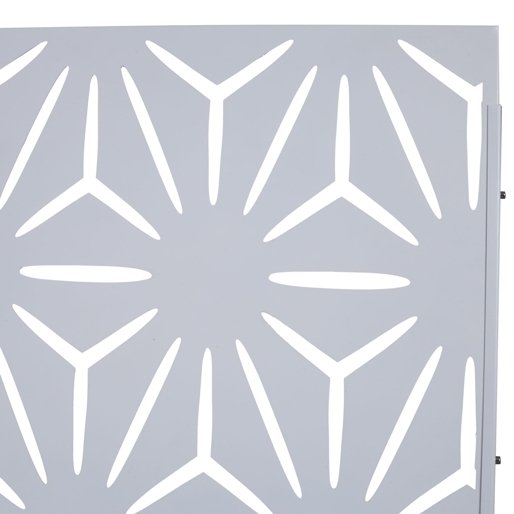 Outdoor & Indoor Metal Privacy Screen, Freestanding Decorative Panels