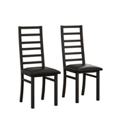 Metal Dining Chairs With Steel Legg, High Back Armless Design