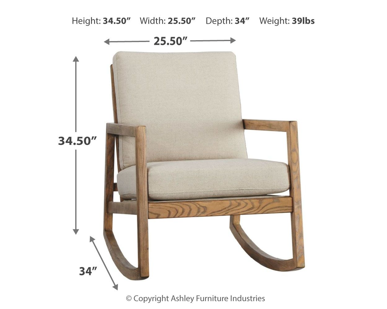 Ashley Furniture Novelda - Neutral - Accent Chair | Meri Furniture