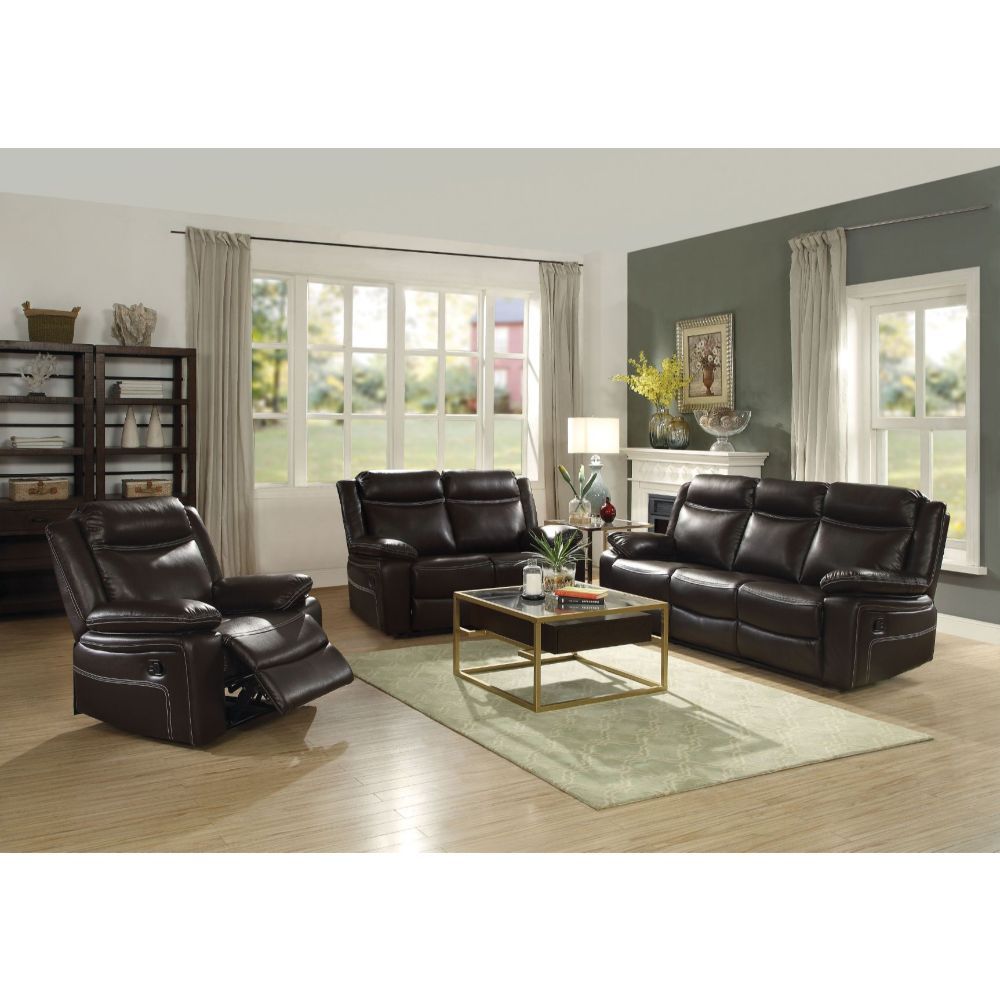 ACME Corra - Sofa - Espresso PU | Meri Furniture