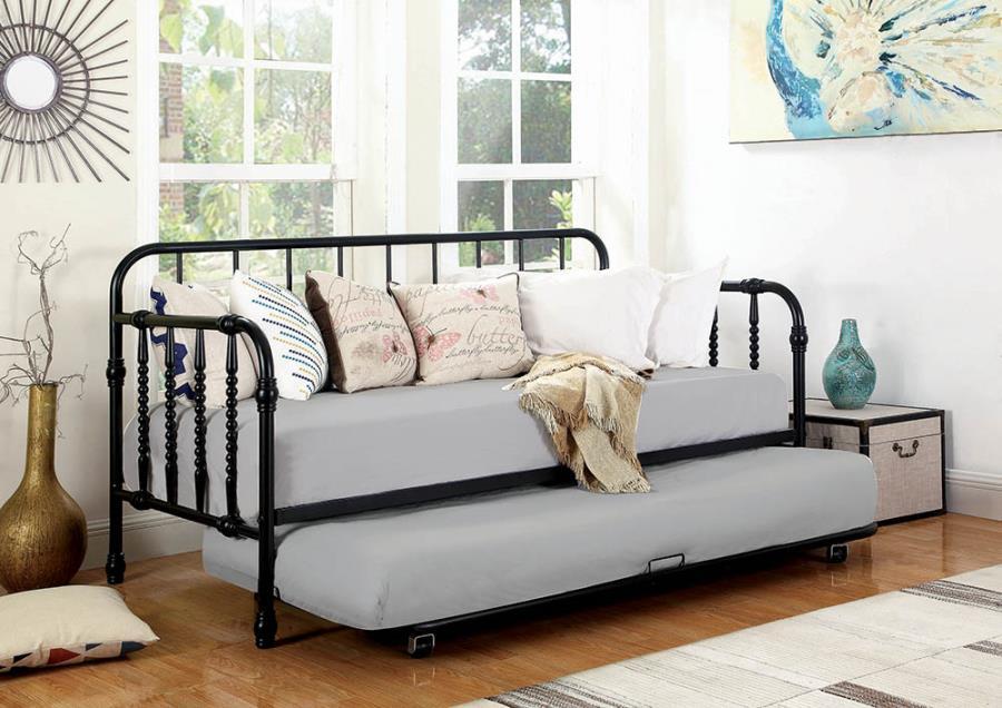 Coaster Fine Furniture Marina - Metal Daybed With Trundle | Meri Furniture