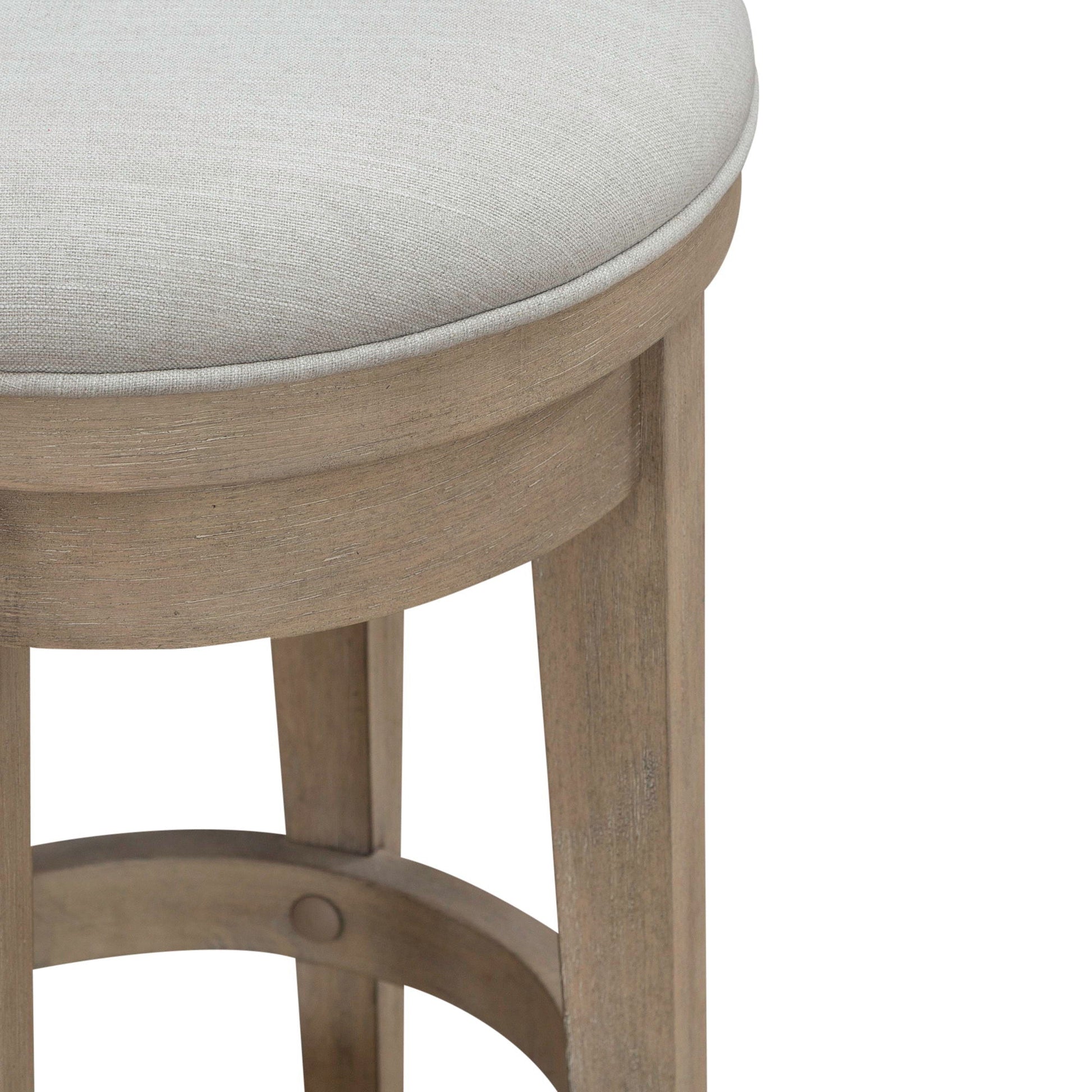 Liberty Furniture Brentwood - Upholstered Swivel Console Stool - Sandstone | Meri Furniture