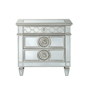 ACME Varian - Nightstand - Mirrored | Meri Furniture