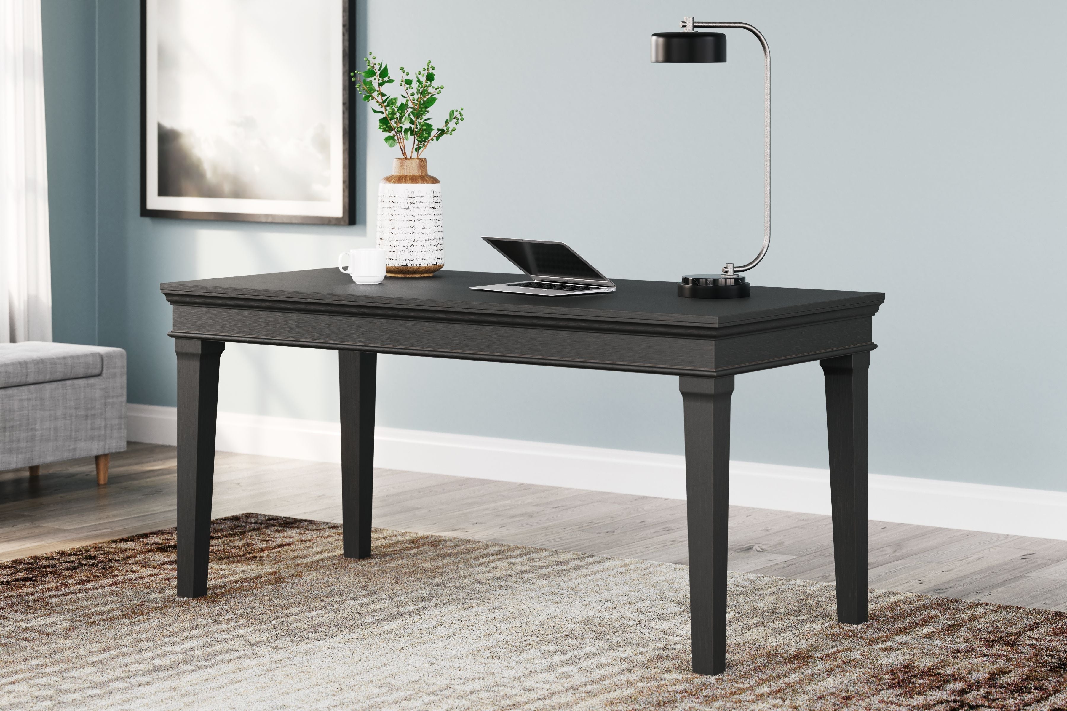 Signature Design by Ashley® Beckincreek - Black - Home Office Desk | Meri Furniture