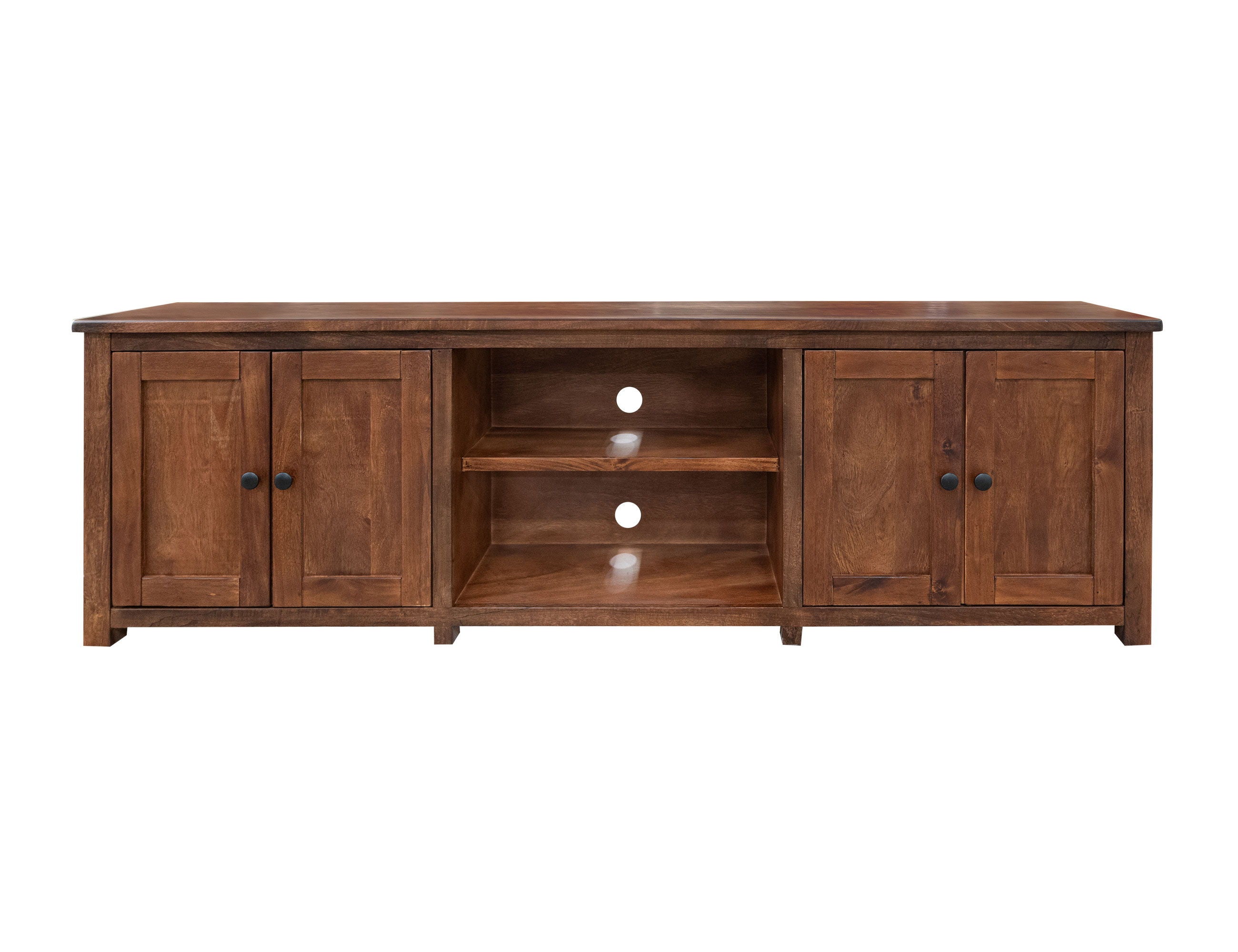 International Furniture Direct Parota - TV Stand - Brown | Meri Furniture