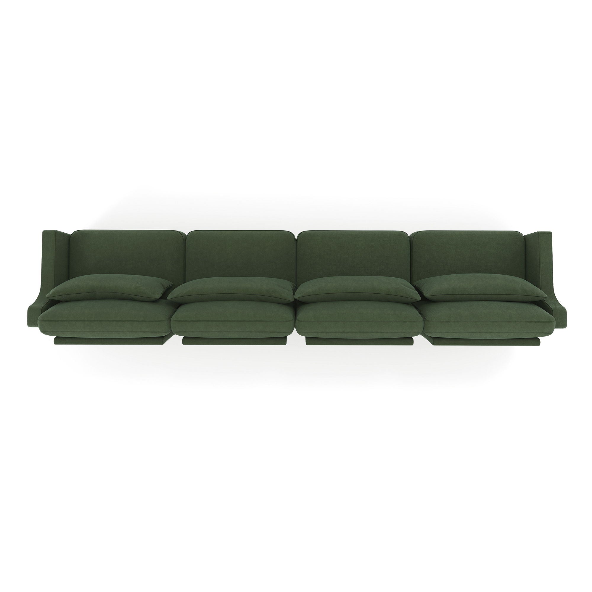 Elegant Sofa With Ergonomic Design And Lumbar Pillows