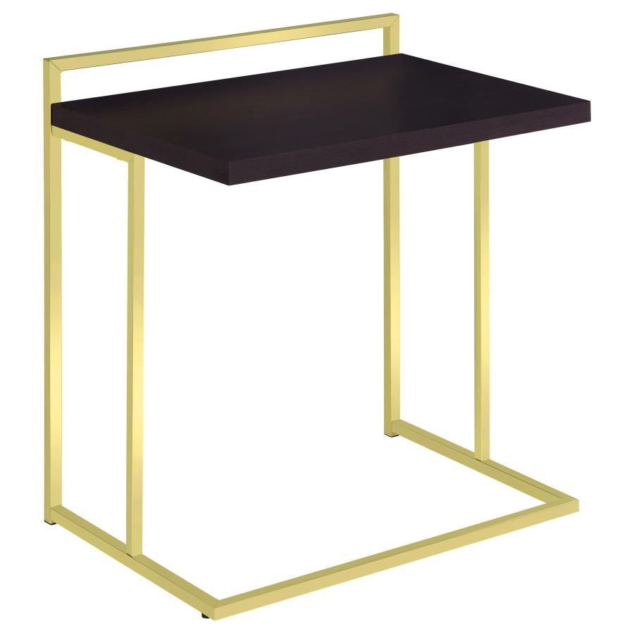 Coaster Fine Furniture Dani - Rectangular C-Shaped Sofa Side Table | Meri Furniture