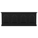 Florence - 4 Door Dining Sideboard Buffet - Distressed Black