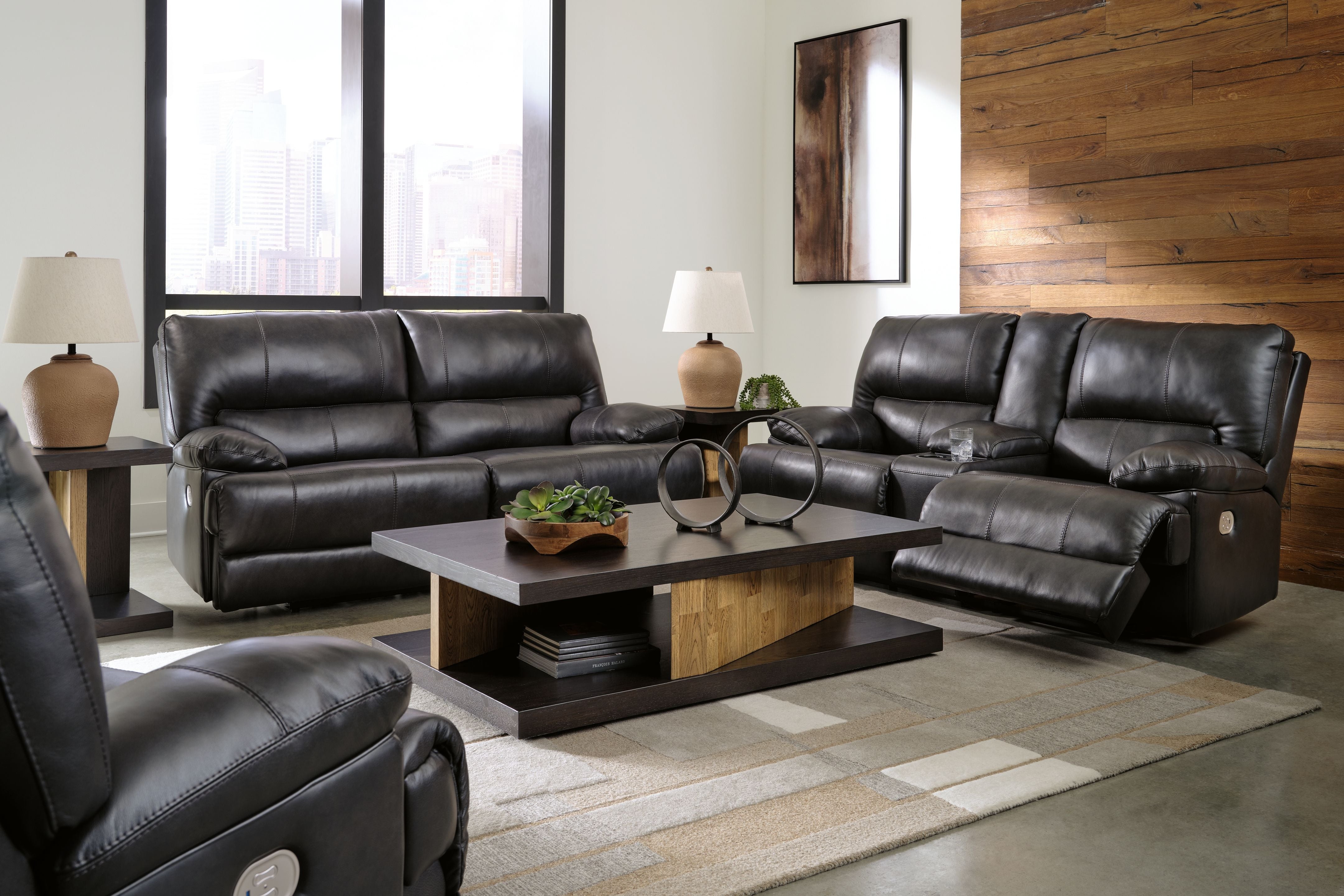 Signature Design by Ashley® Mountainous - Living Room Set | Meri Furniture