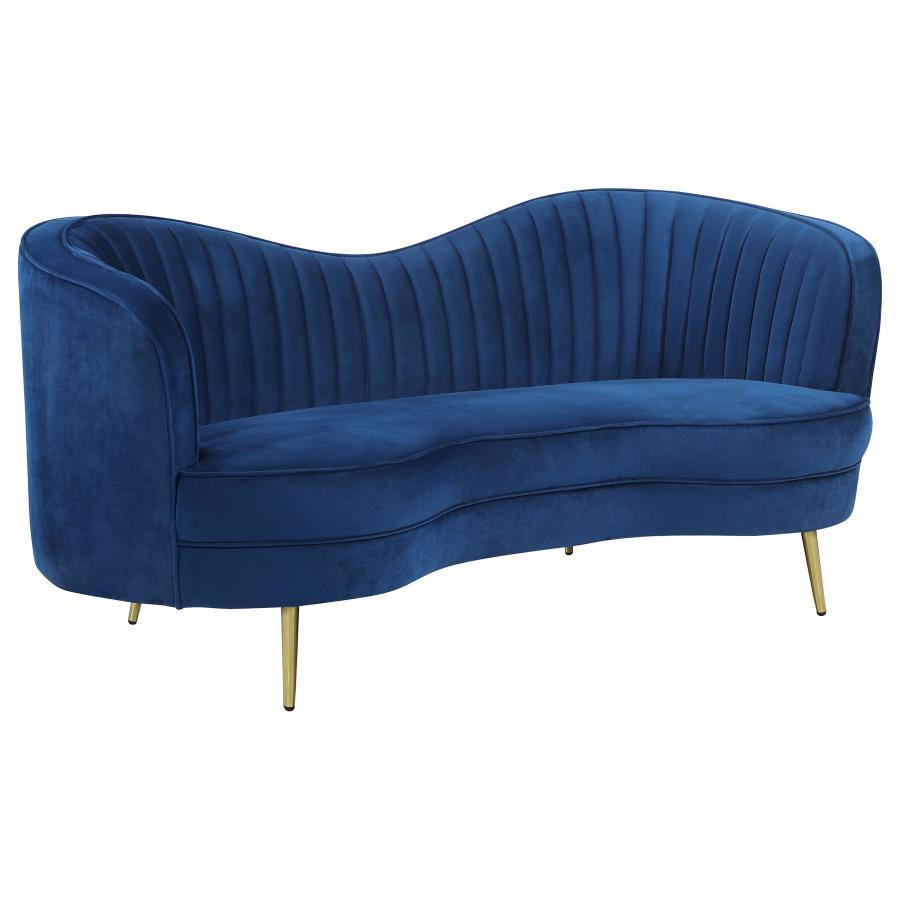 Coaster Fine Furniture Sophia - Upholstered Channel Tufted Loveseat | Meri Furniture