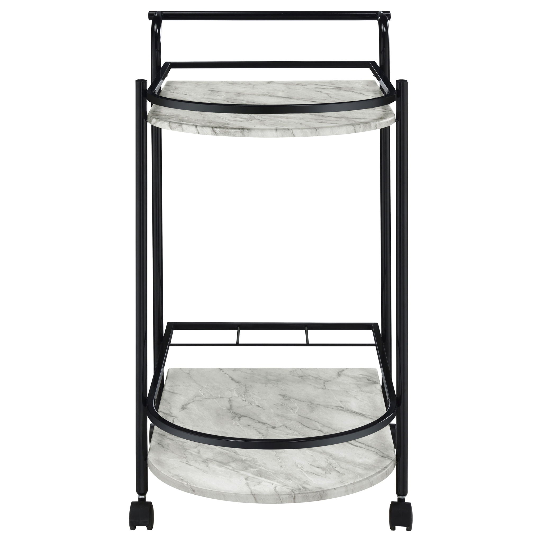 Serving Cart With Wine Rack