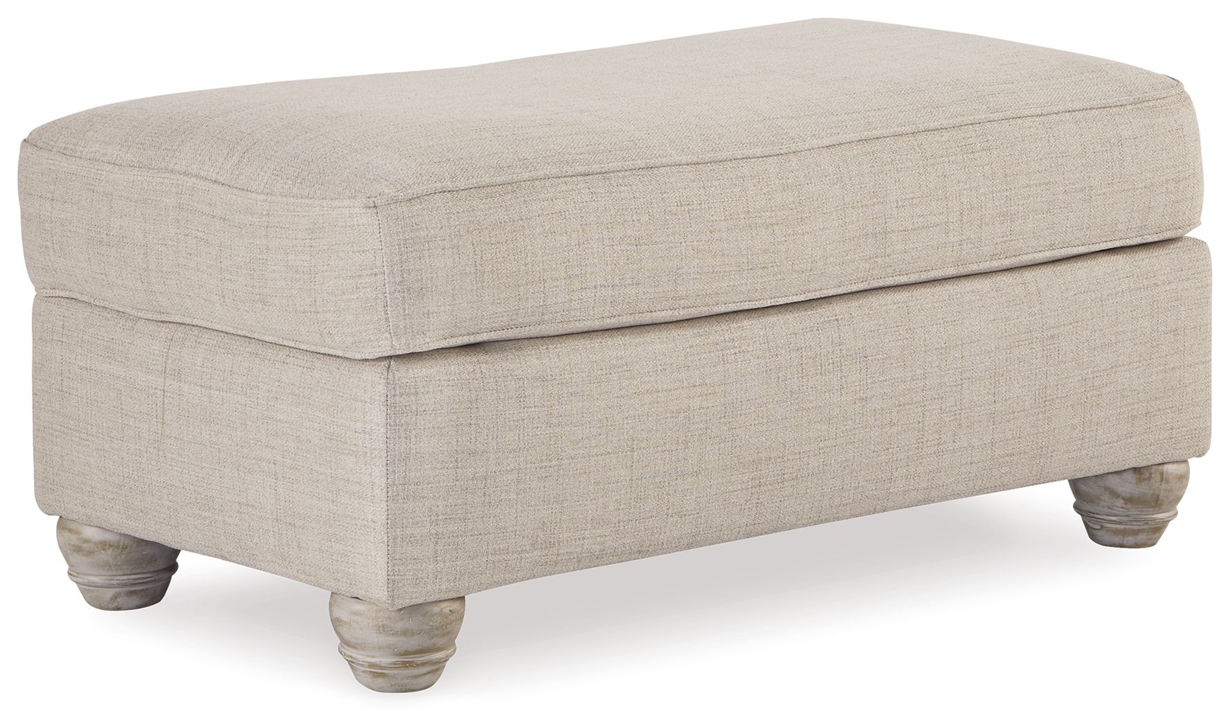 Ashley Furniture Traemore - Linen - Ottoman | Meri Furniture