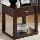 Wallace - End Table - Dark Brown