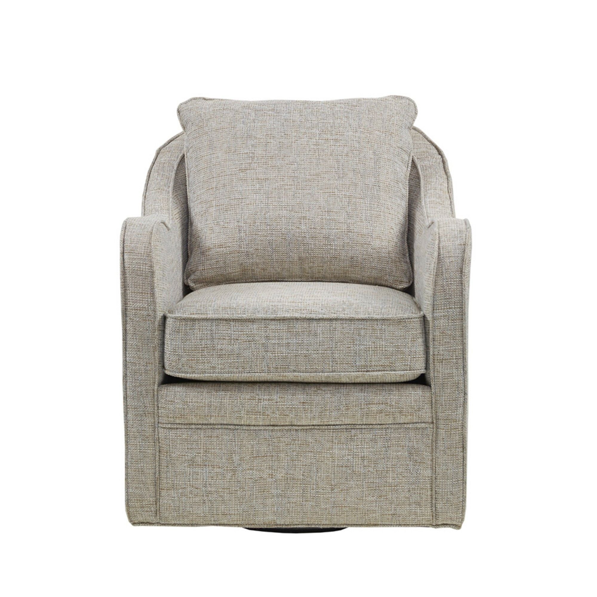 Wide Seat Arm Chair With 360 Degree Rotation