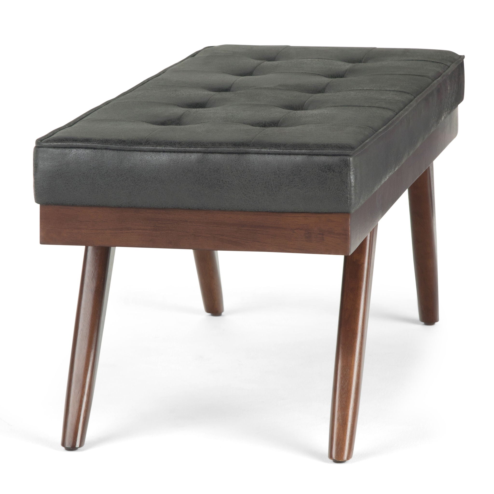 Pierce - Mid Century Upholstered Ottoman Bench