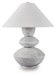 Brickdon - Poly Table Lamp - Distressed White