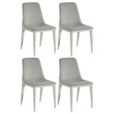 Irene - Upholstered Dining Side Chair (Set of 4) - Light Gray