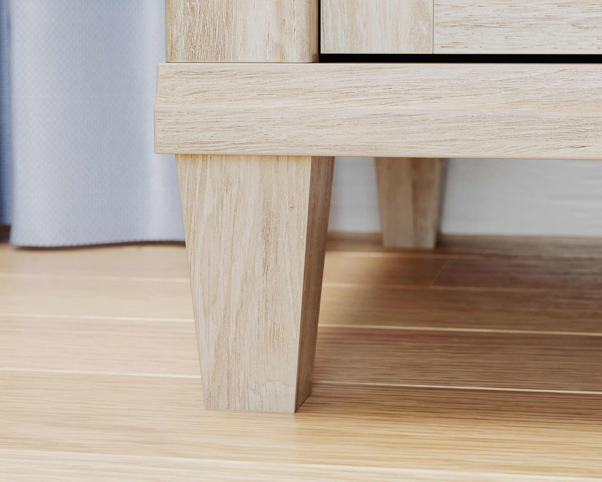 2-Drawer Lateral File Cabinet in Chalk Oak