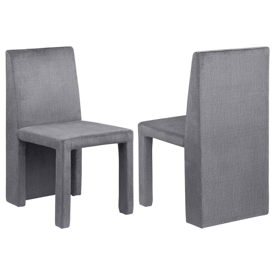 Coaster Fine Furniture Tordera - Velvet Upholstered Dining Side Chair (Set of 2) - Gray | Meri Furniture