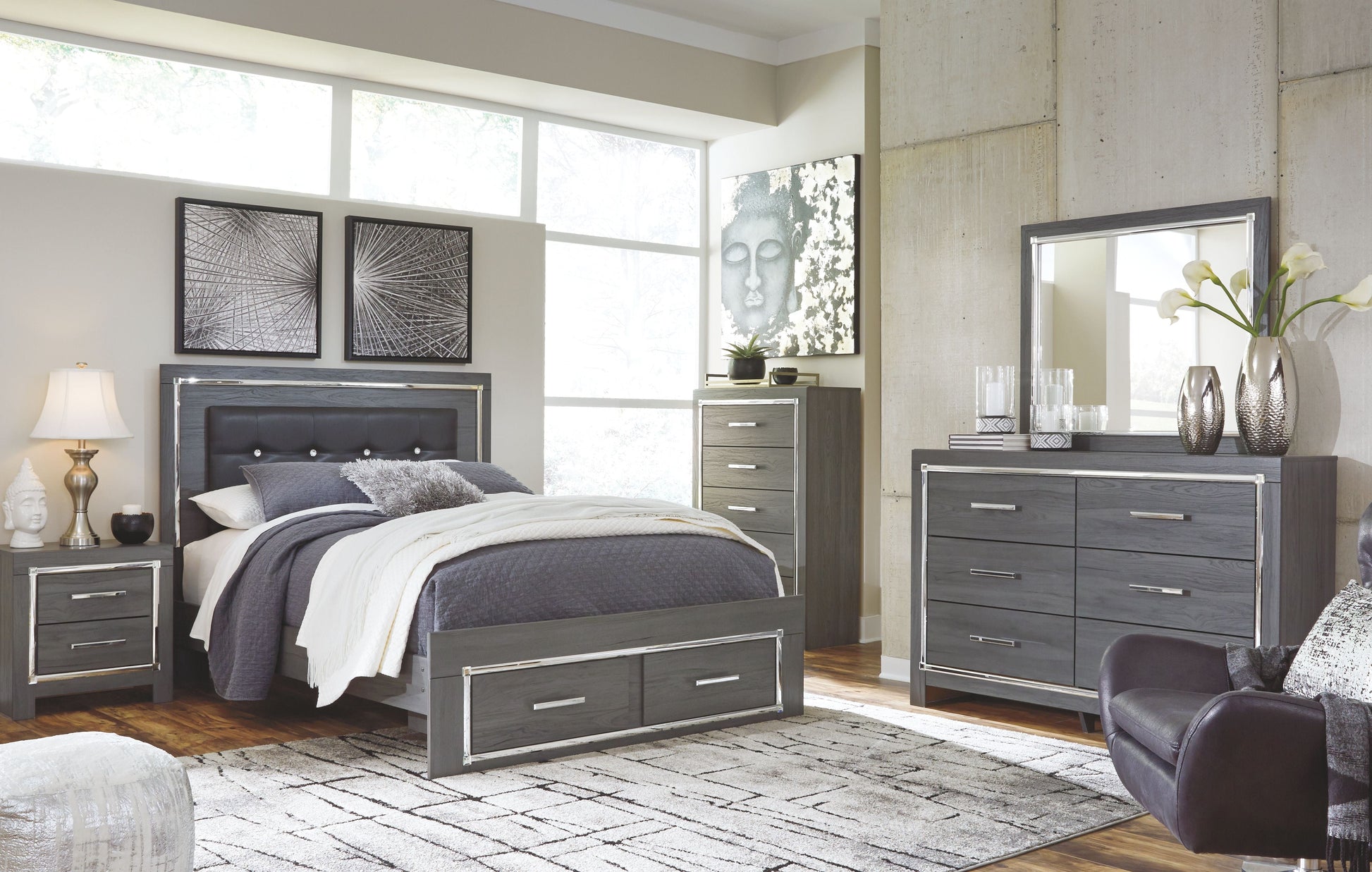 Signature Design by Ashley® Lodanna - Storage Bed | Meri Furniture