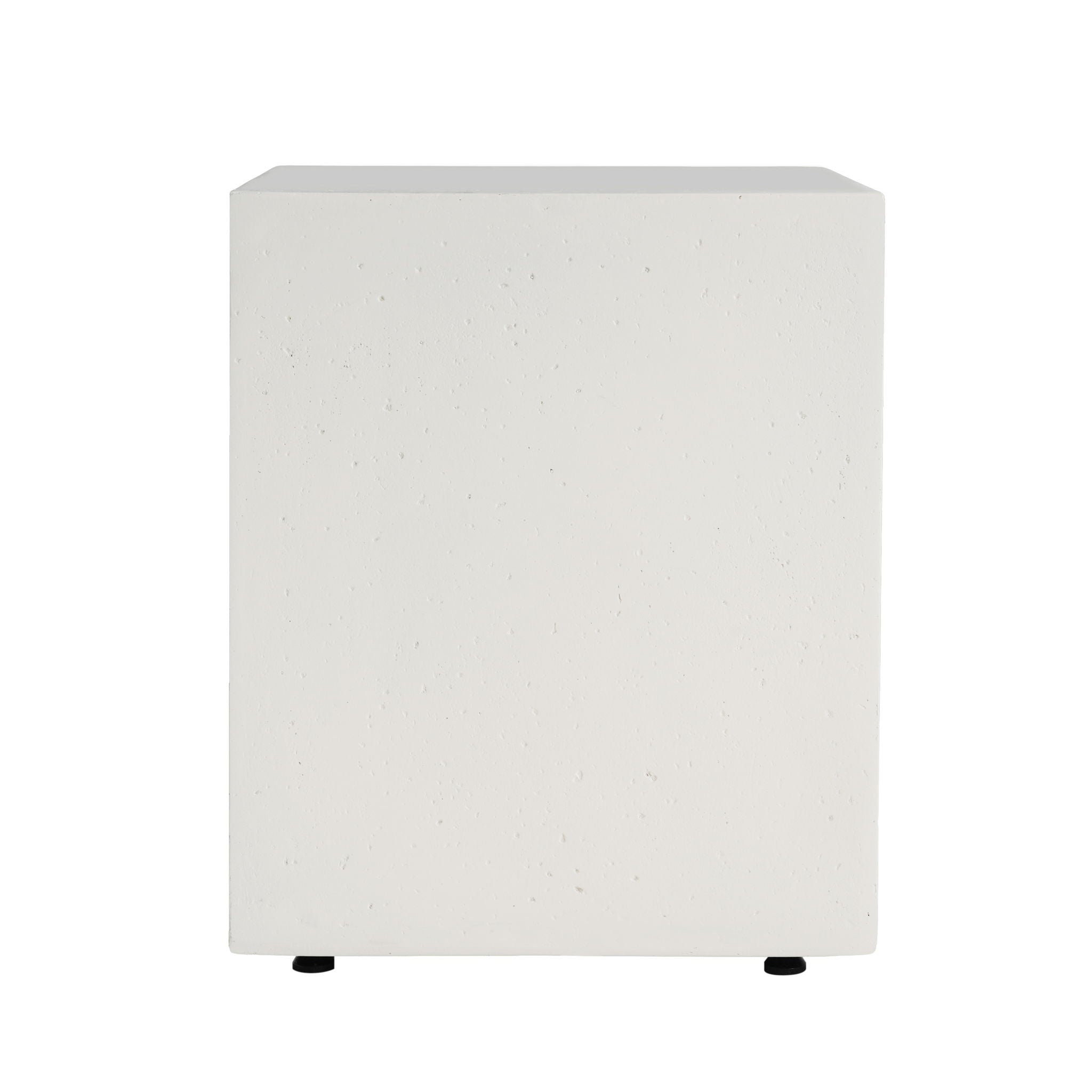 Modern Tank Holder Side Table With Smooth Concrete Surface