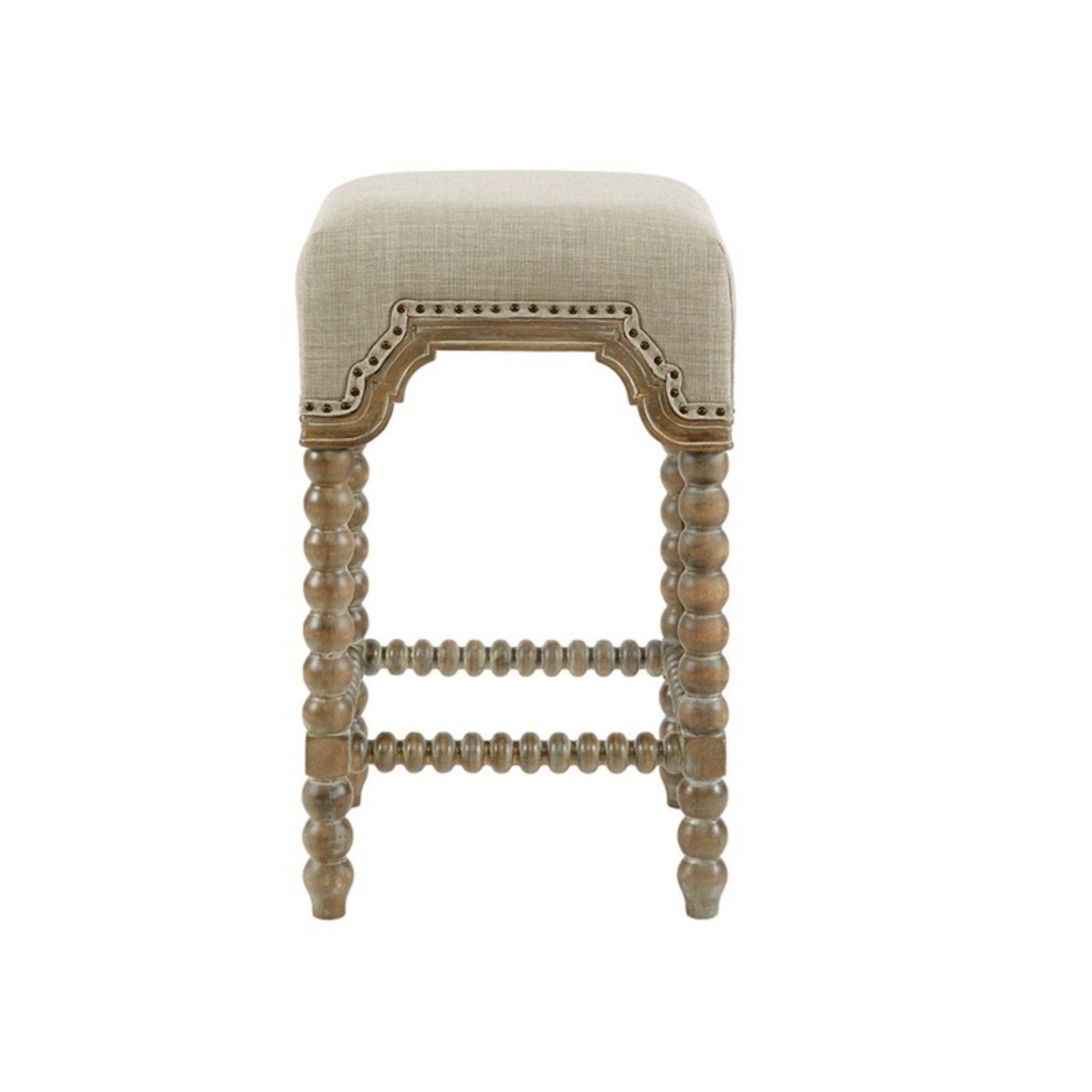Christine - Counter Stool - Light Gray