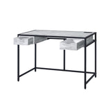 Wearn - Writing Desk - Weathered Gray & Black Finish