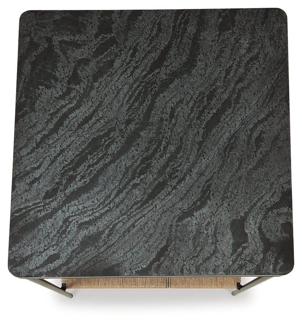 Signature Design by Ashley® Minrich - Black / Natural - Accent Table | Meri Furniture