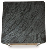 Signature Design by Ashley® Minrich - Black / Natural - Accent Table | Meri Furniture