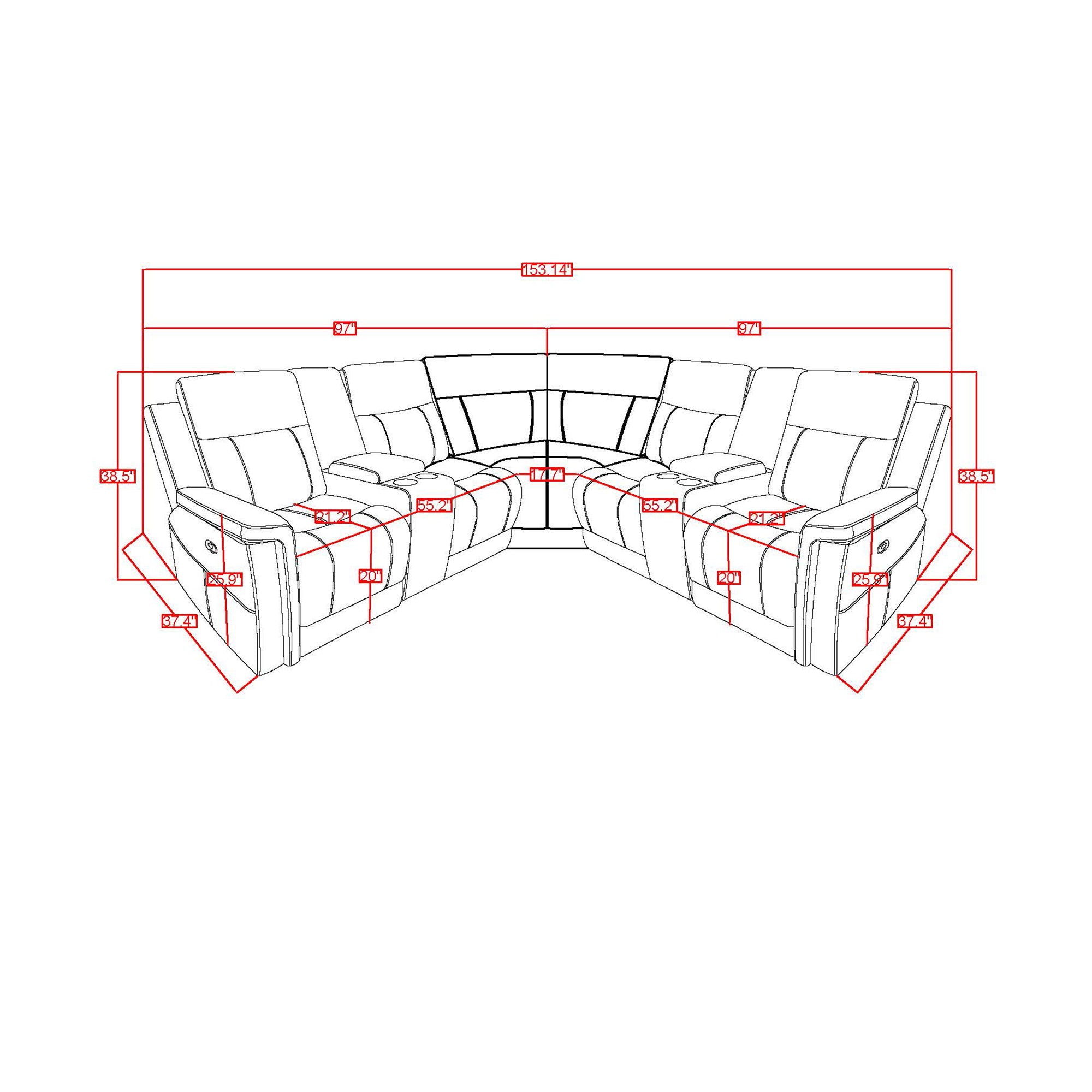 Eco - Sectional - Greige