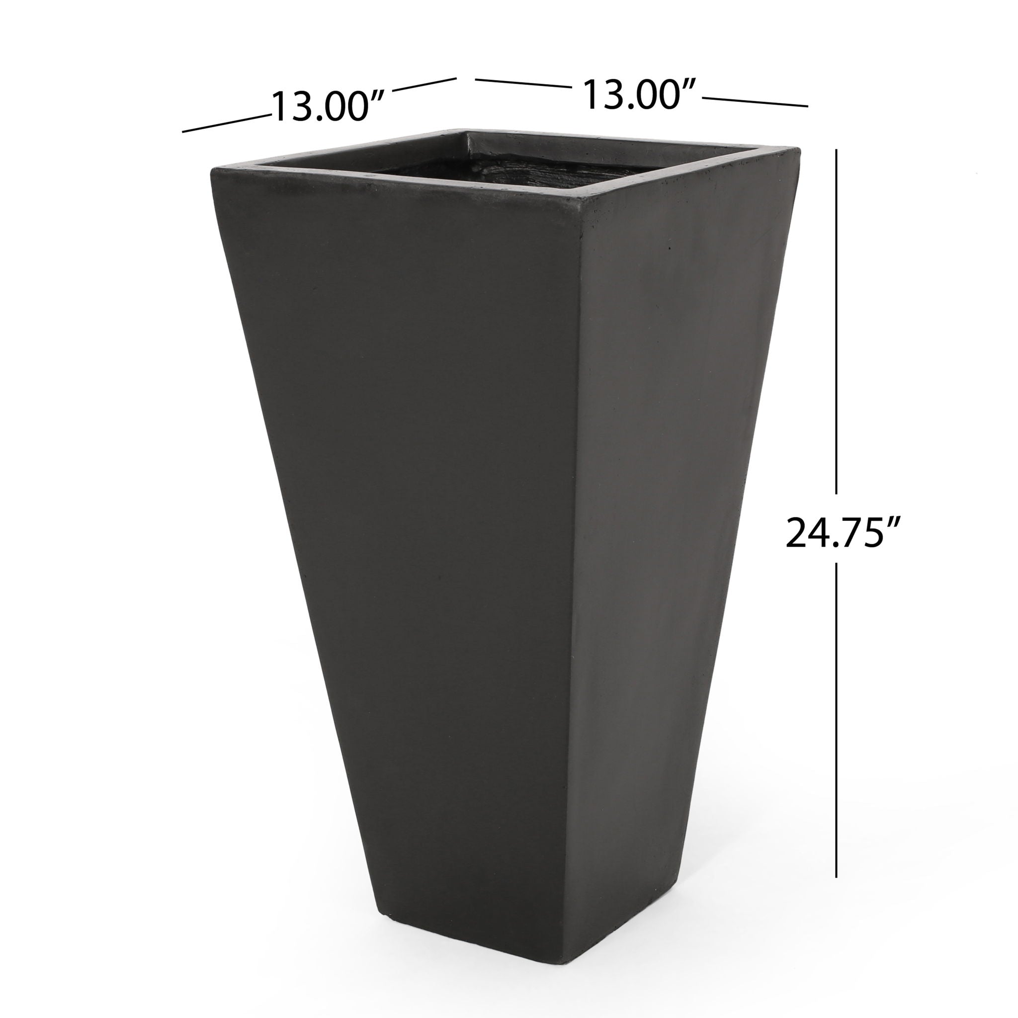 Outdoor Modern Cast Stone Planter