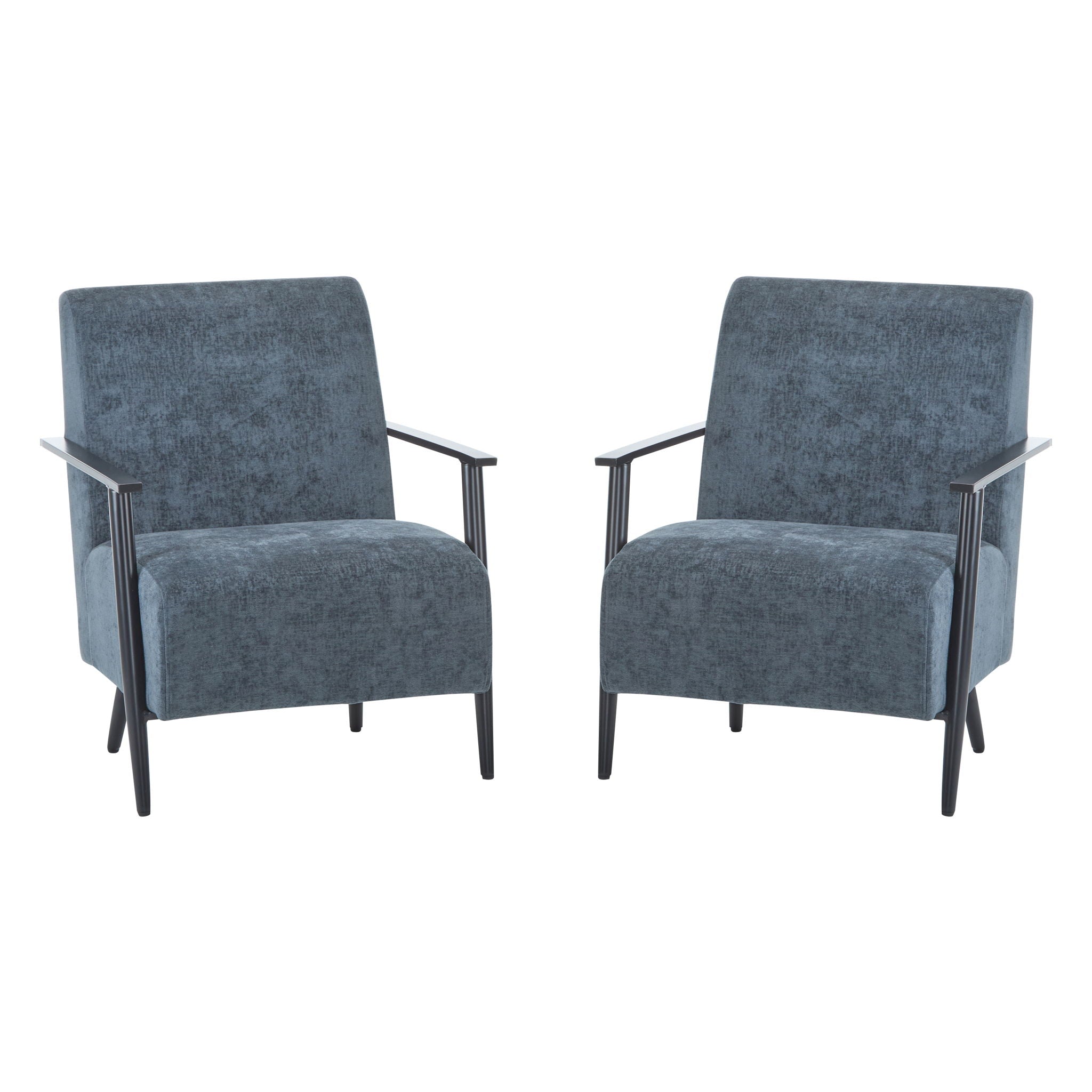 Modern Lounge Chair With Polyester Upholstery