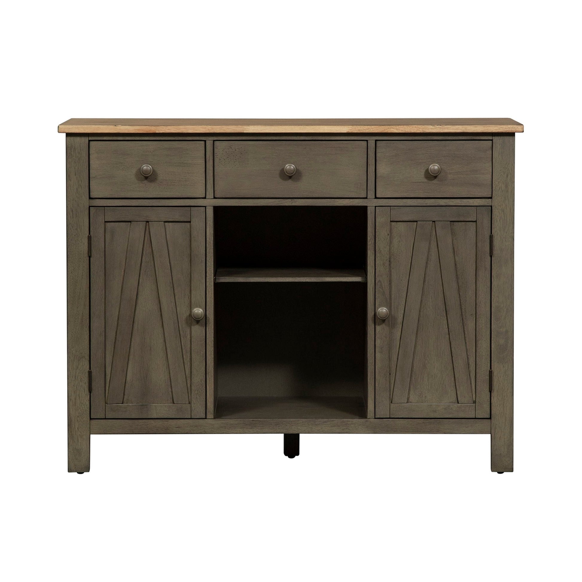 Liberty Furniture Lindsey Farm - Server | Meri Furniture