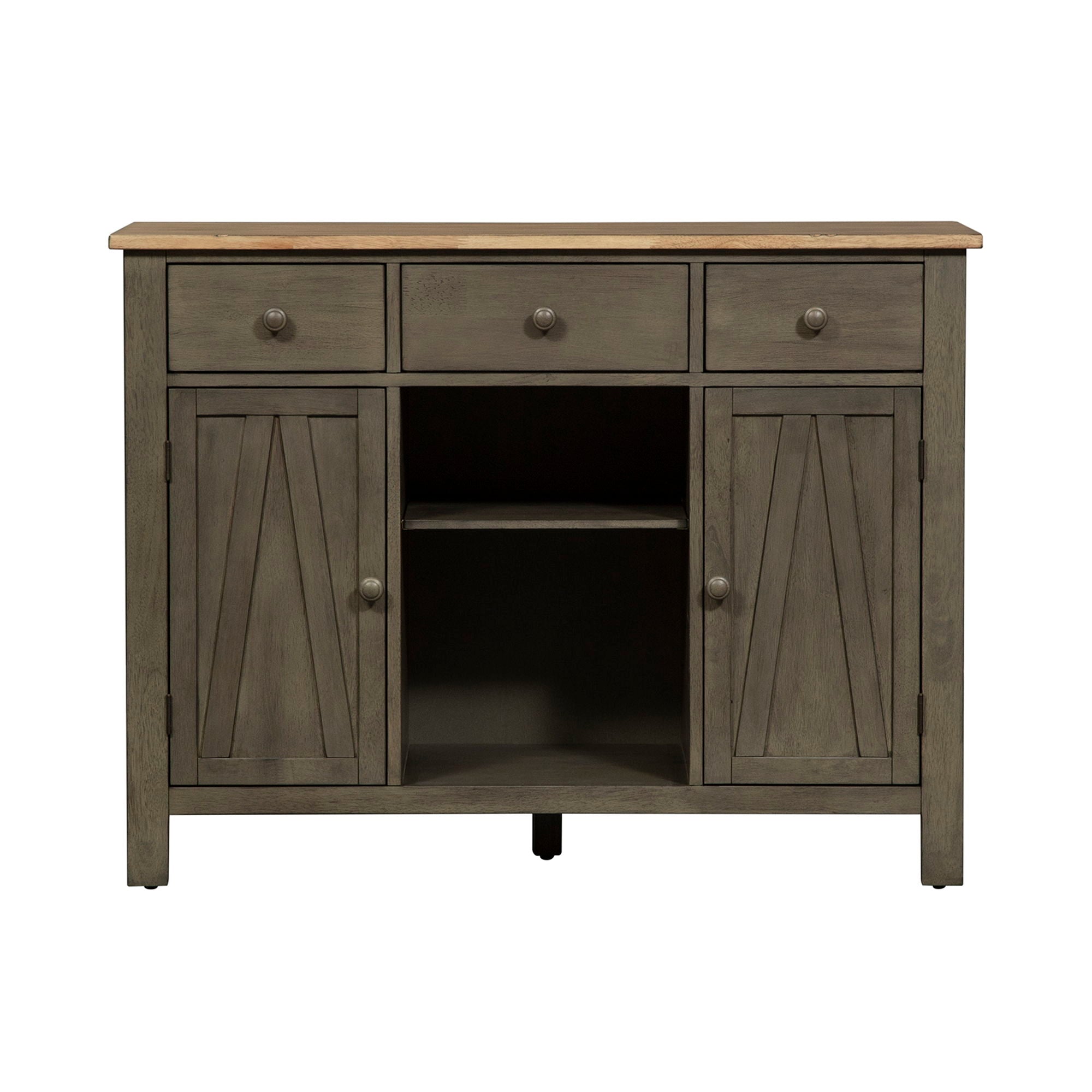 Liberty Furniture Lindsey Farm - Server | Meri Furniture