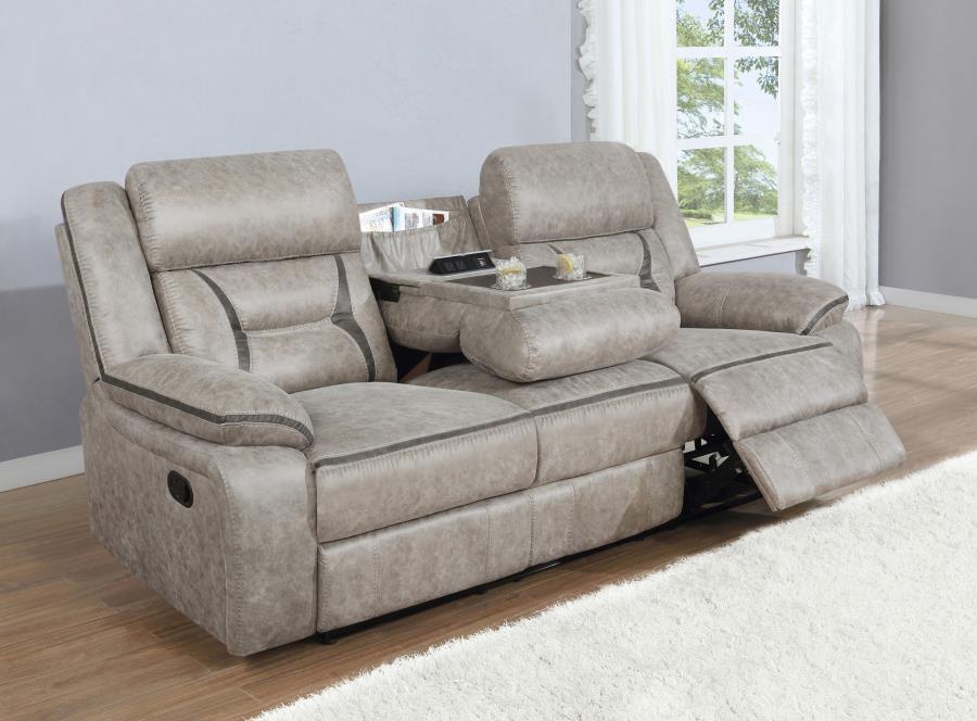 Coaster Fine Furniture Greer - Upholstered Reclining Sofa Set | Meri Furniture