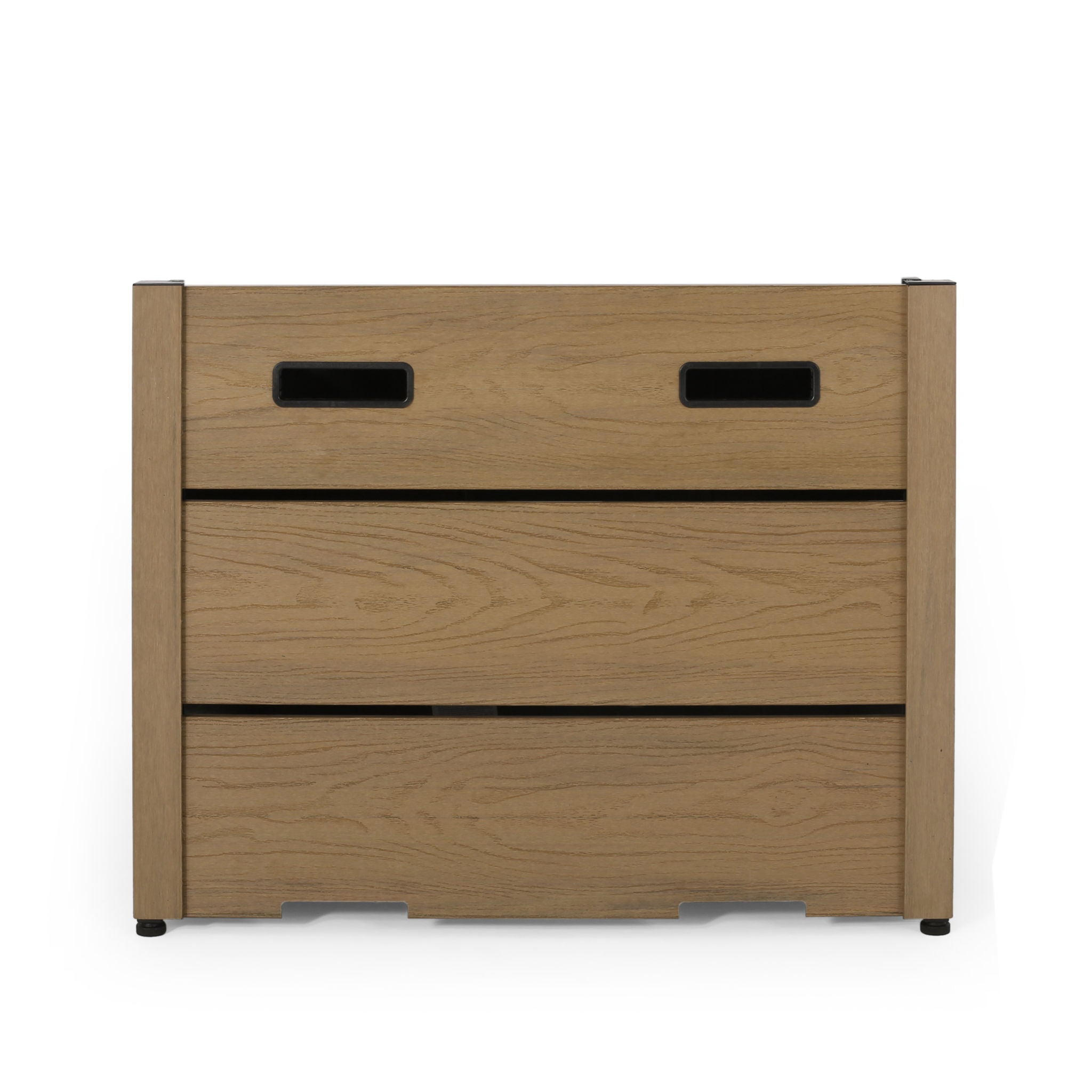 Rustic Style Outdoor Square Propane Fire Pit, 40,000 Btu