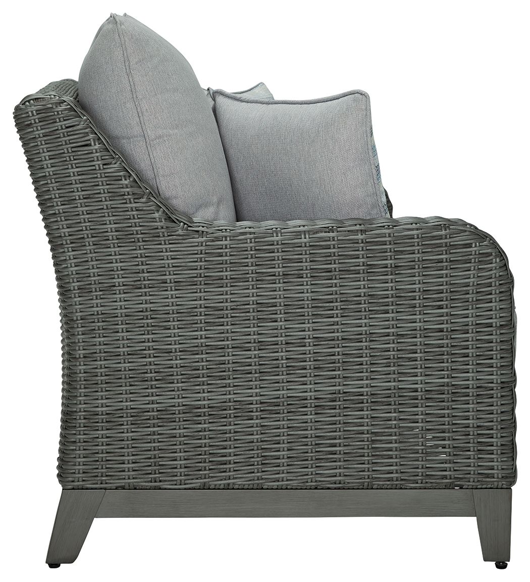 Signature Design by Ashley® Elite Park - Gray - Loveseat W/Cushion | Meri Furniture