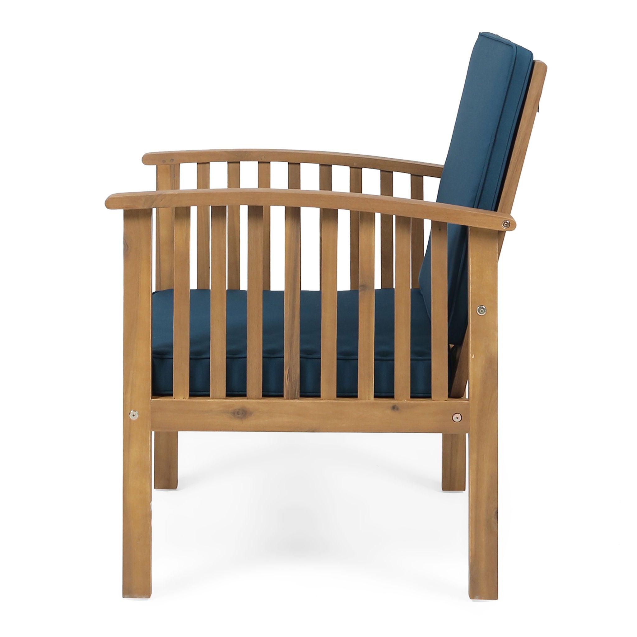 Casa - Acacia Club Chair Coastal Classic Outdoor Seating, Waterproof Fabric