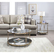 ACME Zekera - Coffee Table - Champagne & Mirrored | Meri Furniture