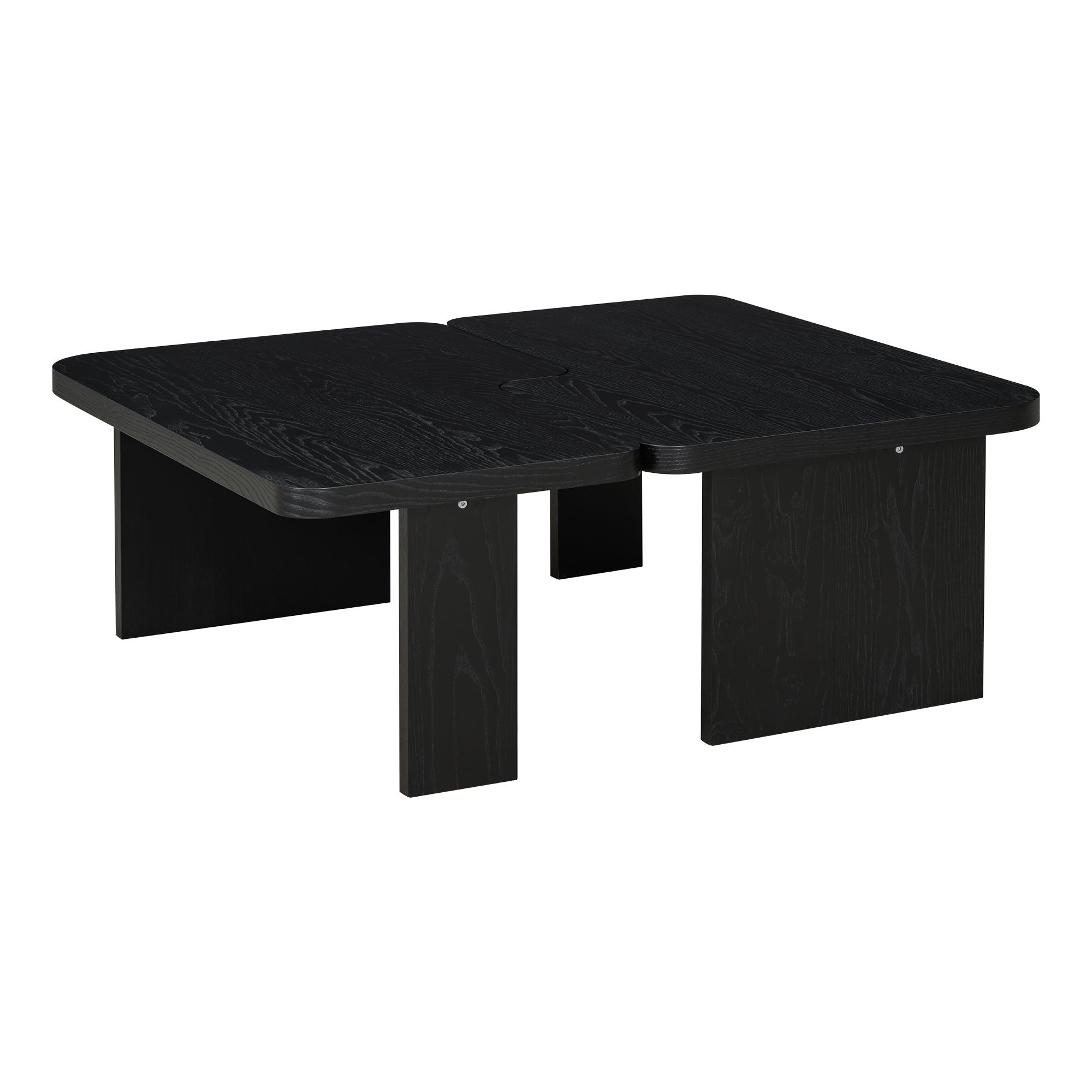 Modern Minimalist Coffee Table Set With Splicing Design