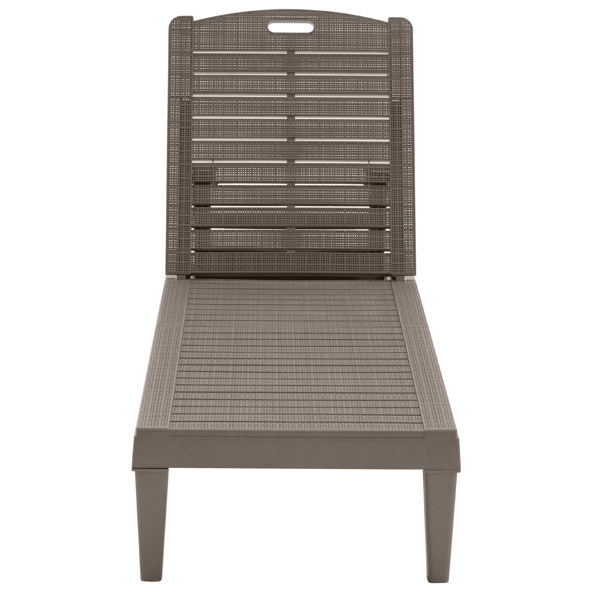 2 Piece Outdoor Chaise Lounges With Adjustable Backrest