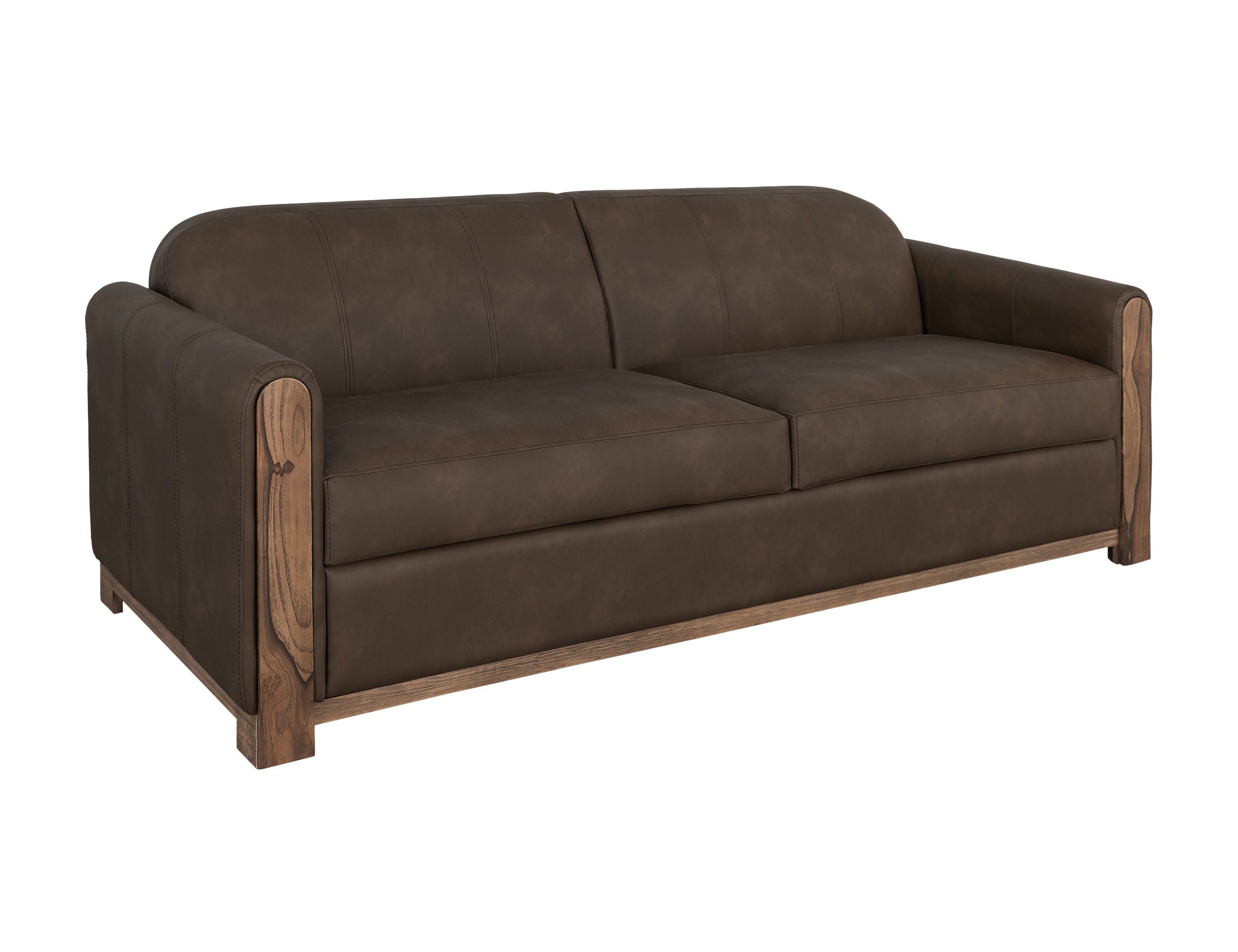 International Furniture Direct Balam - Sofa - Dark Brown | Meri Furniture