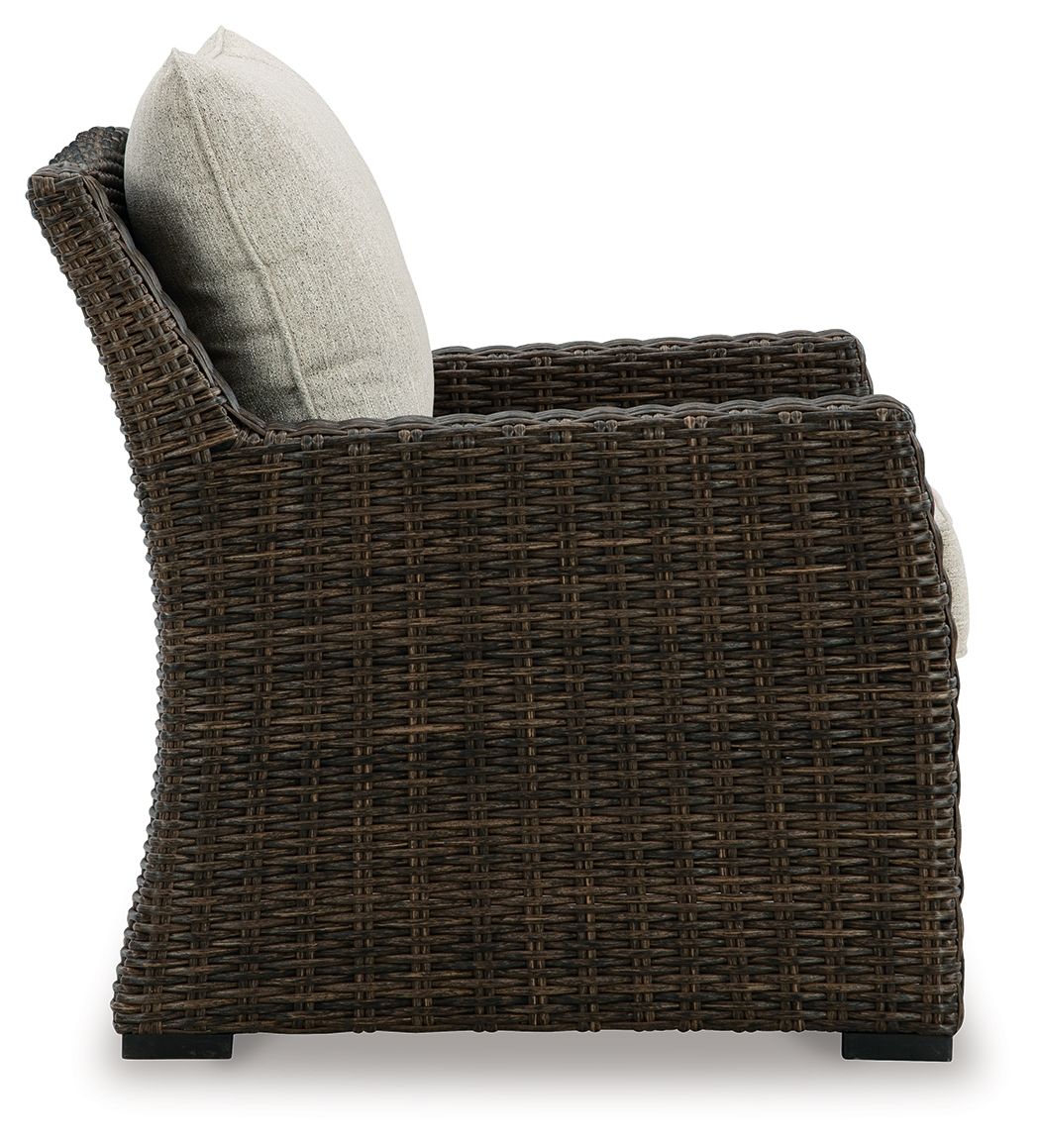 Signature Design by Ashley® Brook Ranch - Brown - Lounge Chair With Cushion | Meri Furniture