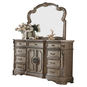 ACME Northville - Mirror - Antique Silver | Meri Furniture