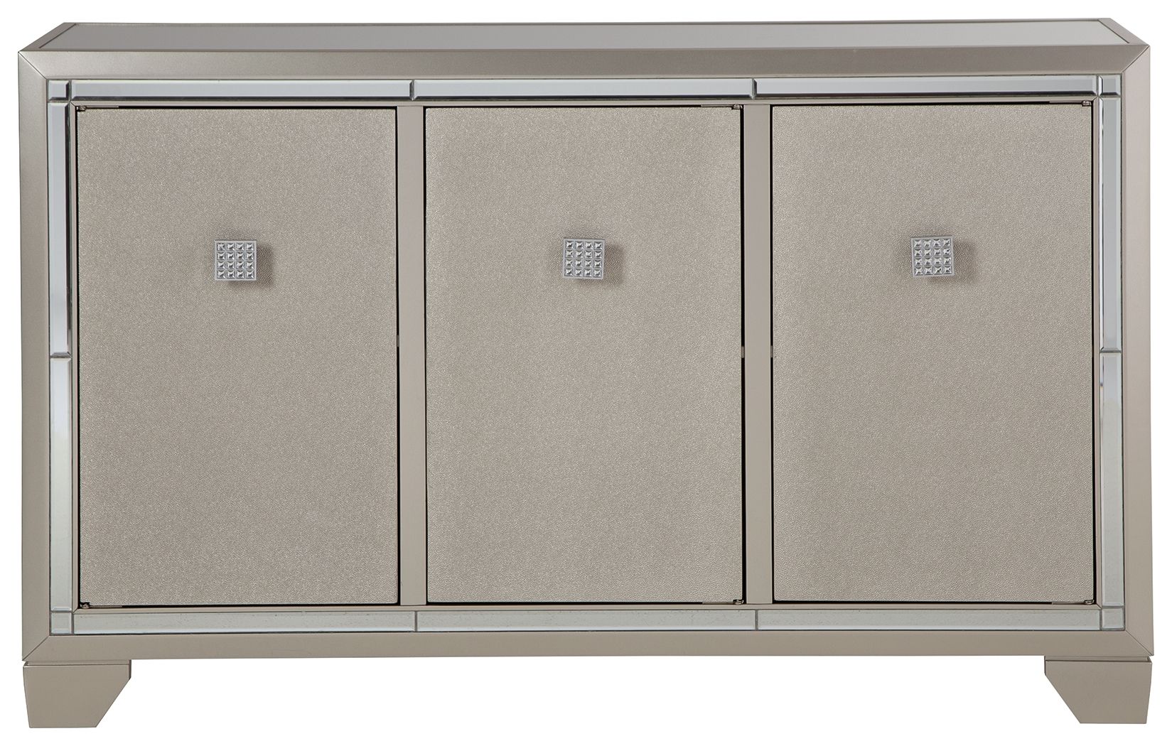 Signature Design by Ashley® Chaseton - Champagne - Accent Cabinet | Meri Furniture