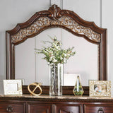 Furniture of America Menodora - Mirror - Brown Cherry | Meri Furniture