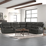 Liberty Furniture Bentley - 6 Piece Sectional - Graphite Gray | Meri Furniture