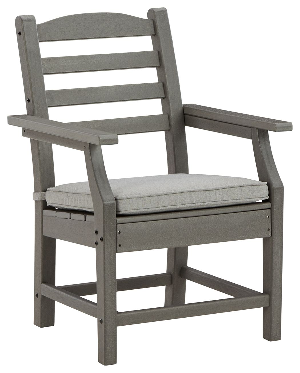 Signature Design by Ashley® Visola - Gray - Arm Chair With Cushion (Set of 2) | Meri Furniture